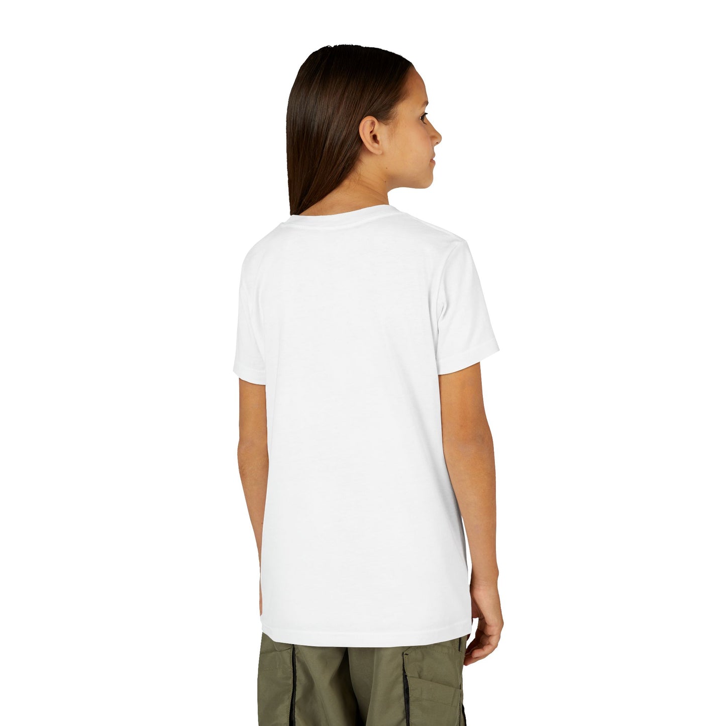 Youth Rainbow Tee — Cute Smiling Clouds & Rainbow Kids Shirt