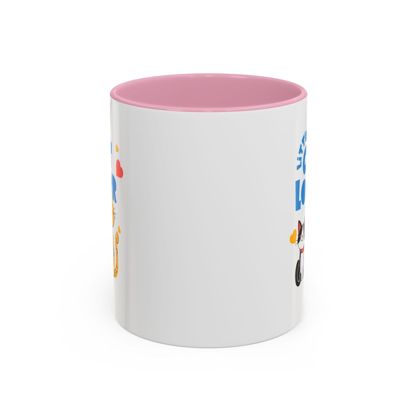 Cat Lover Mug — Colorful 11oz/15oz Ceramic Coffee Cup (Little Cat Lover Design)
