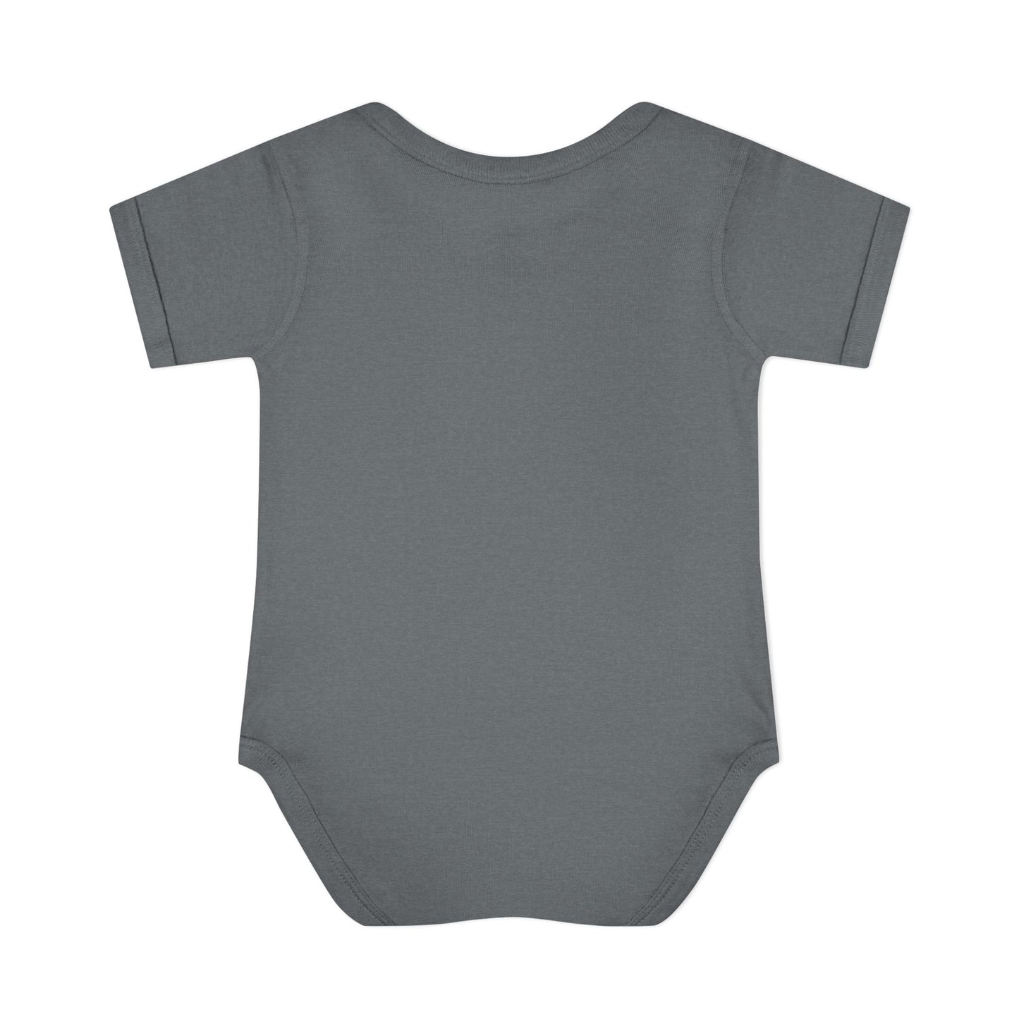 Baby Bodysuit — Cute Rainbow with Smiling Clouds Infant Onesie