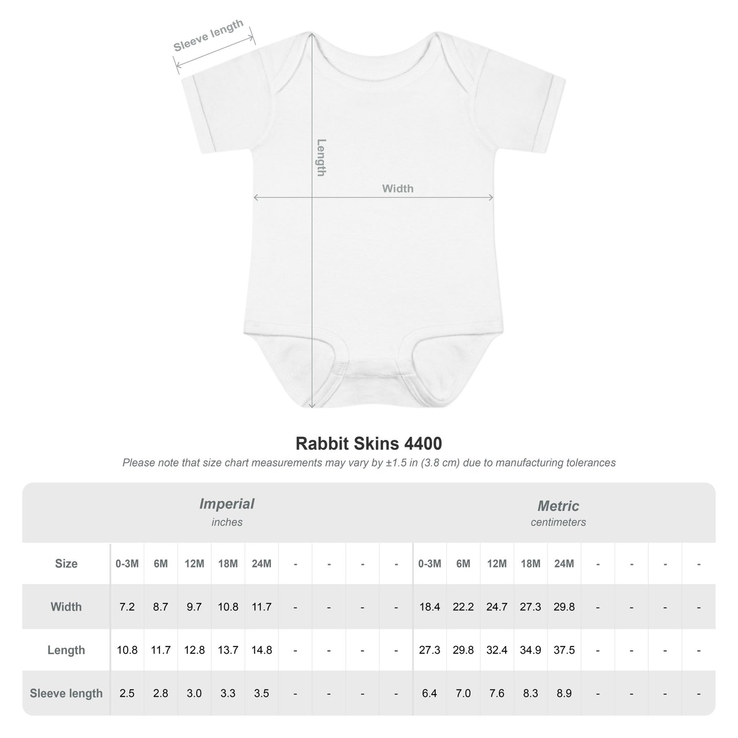 Baby Bodysuit — Cute Rainbow with Smiling Clouds Infant Onesie
