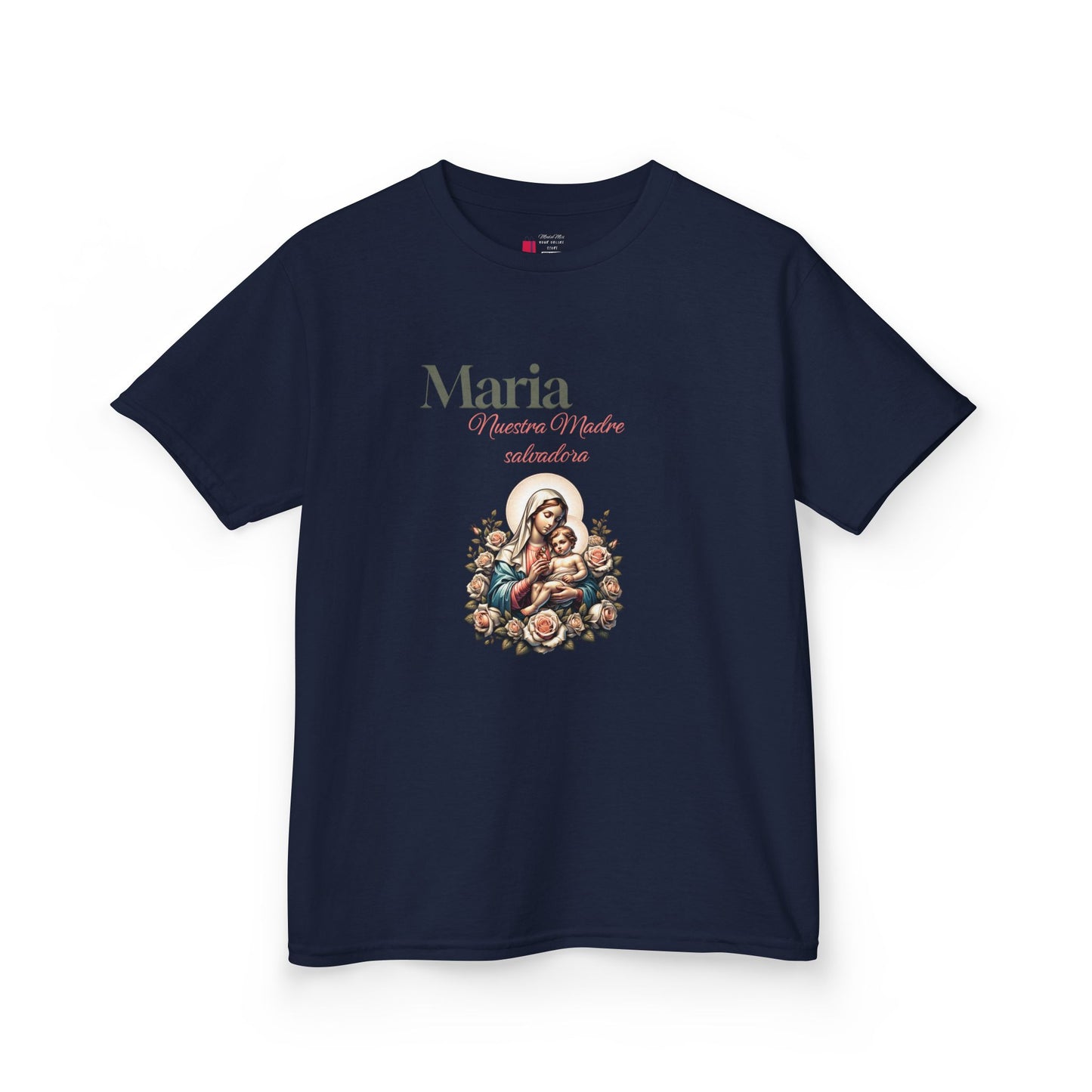 Kids Maria Virgen Faith T-Shirt — Religious Catholic Children's Tee