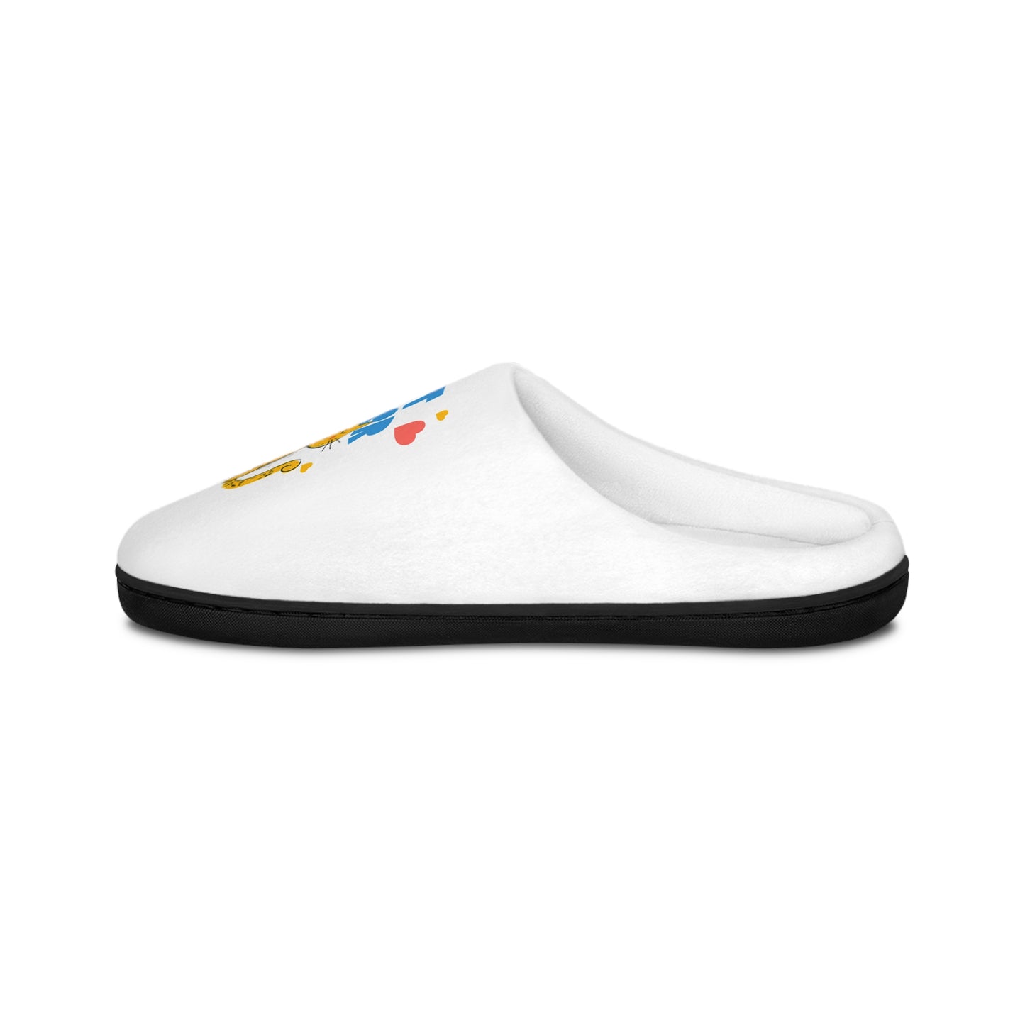 Women's Cozy Cat Lover Indoor Slippers — Cute Cat Graphic