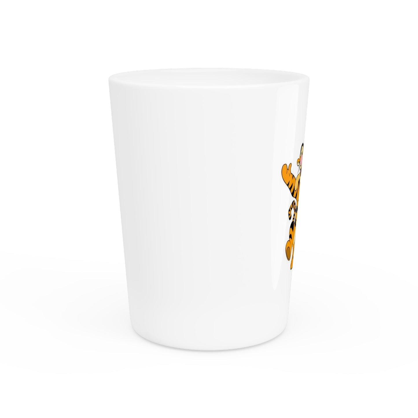 Whimsical Bear & Tiger Shot Glass — Cute Cartoon Friends Party Shot