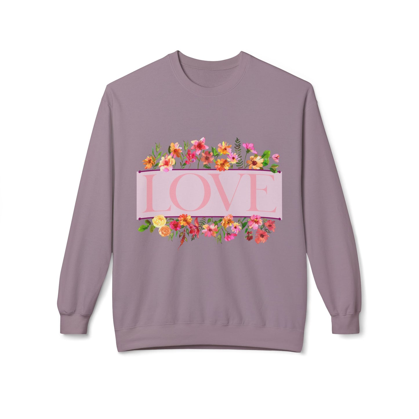 Love Floral Crewneck Sweatshirt
