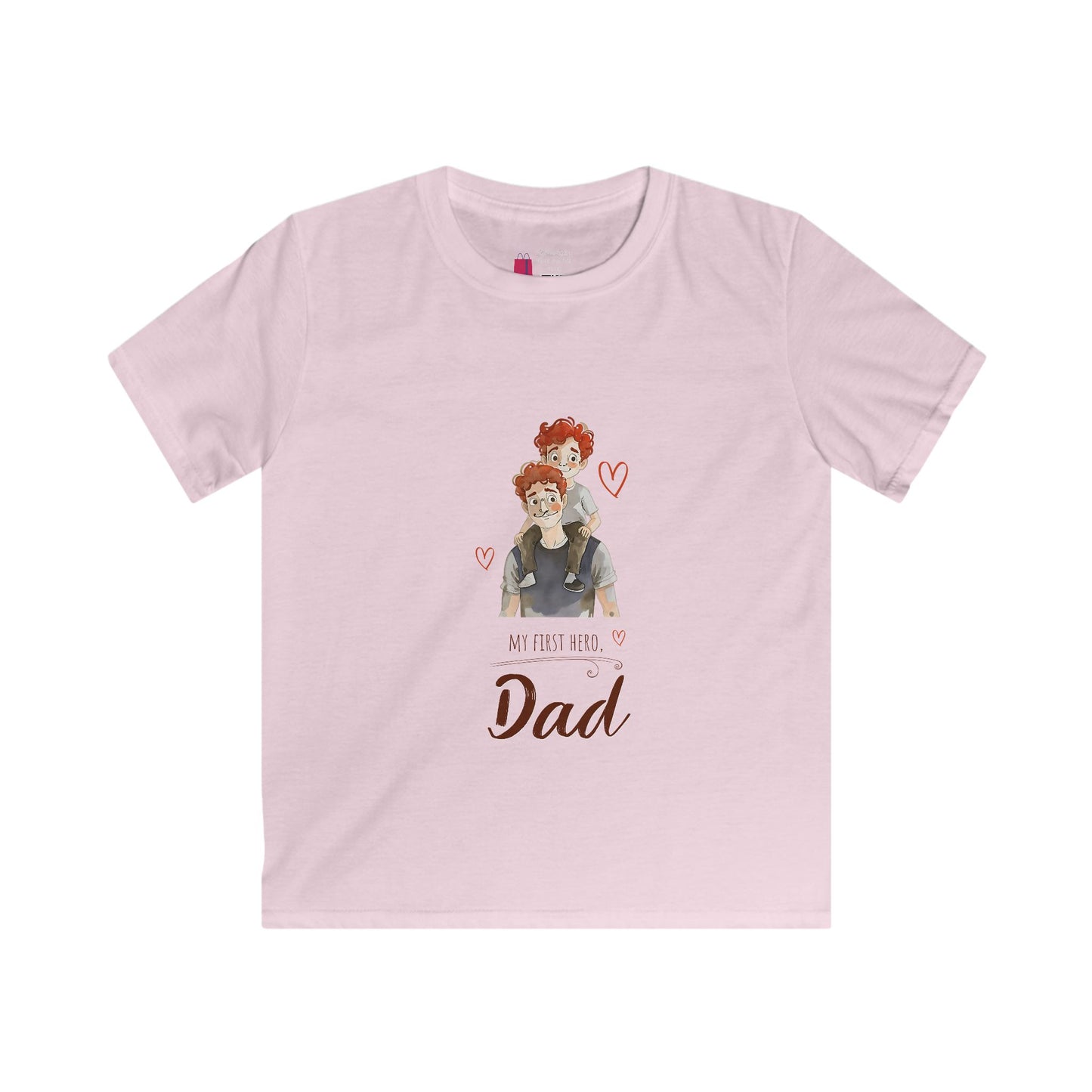 Kids "My First Hero is Dad" T-Shirt - Cute Father’s Day Kids Tee