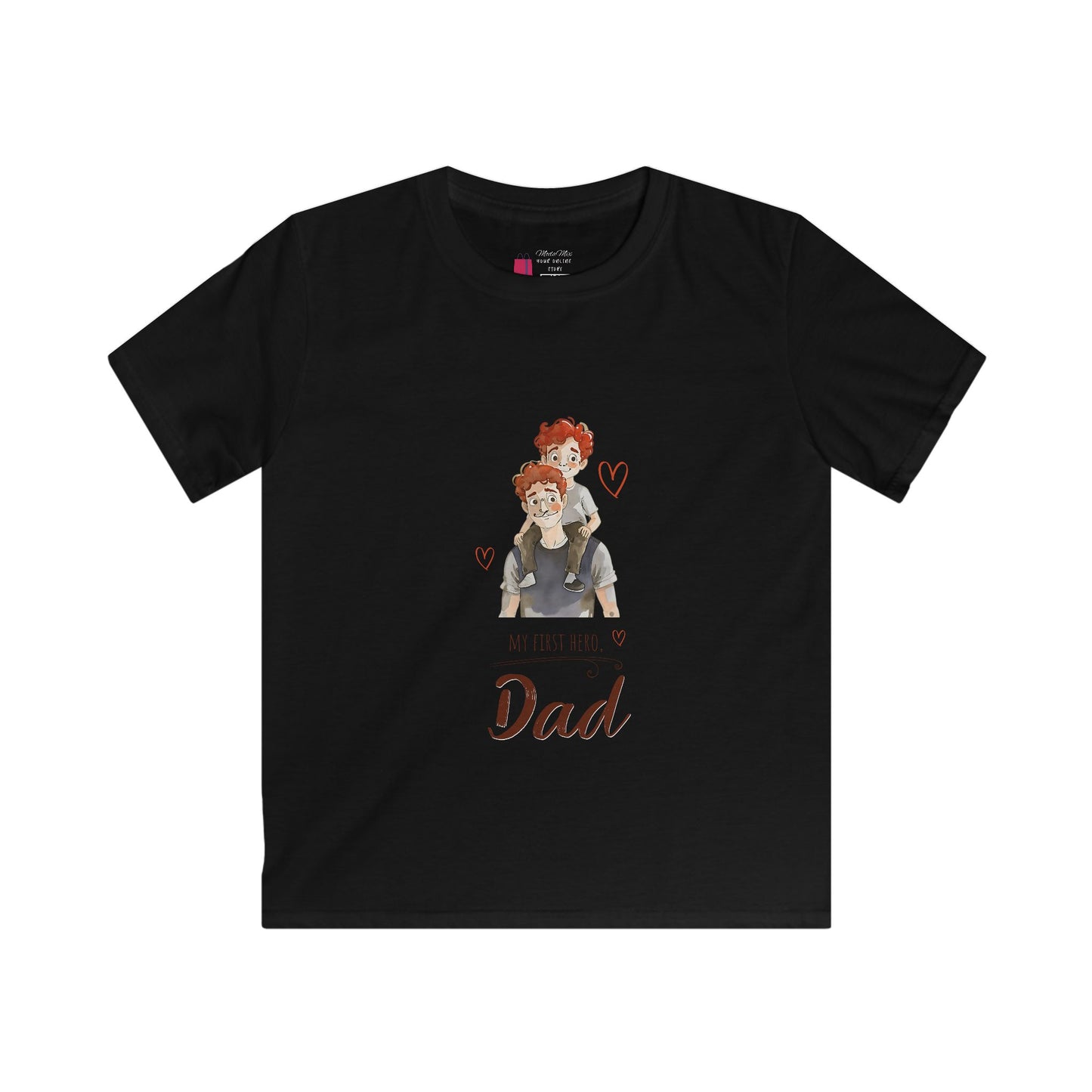Kids "My First Hero is Dad" T-Shirt - Cute Father’s Day Kids Tee