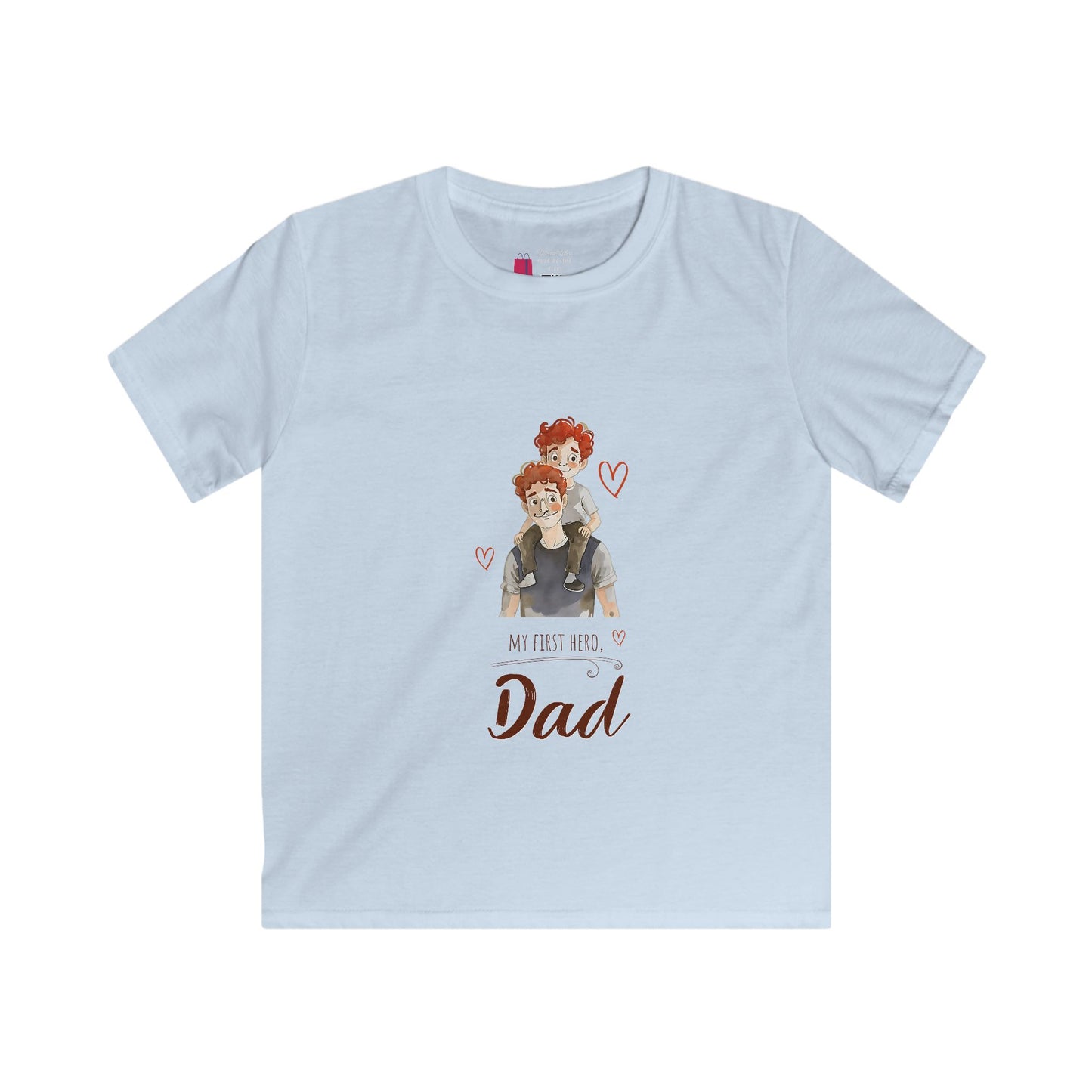 Kids "My First Hero is Dad" T-Shirt - Cute Father’s Day Kids Tee