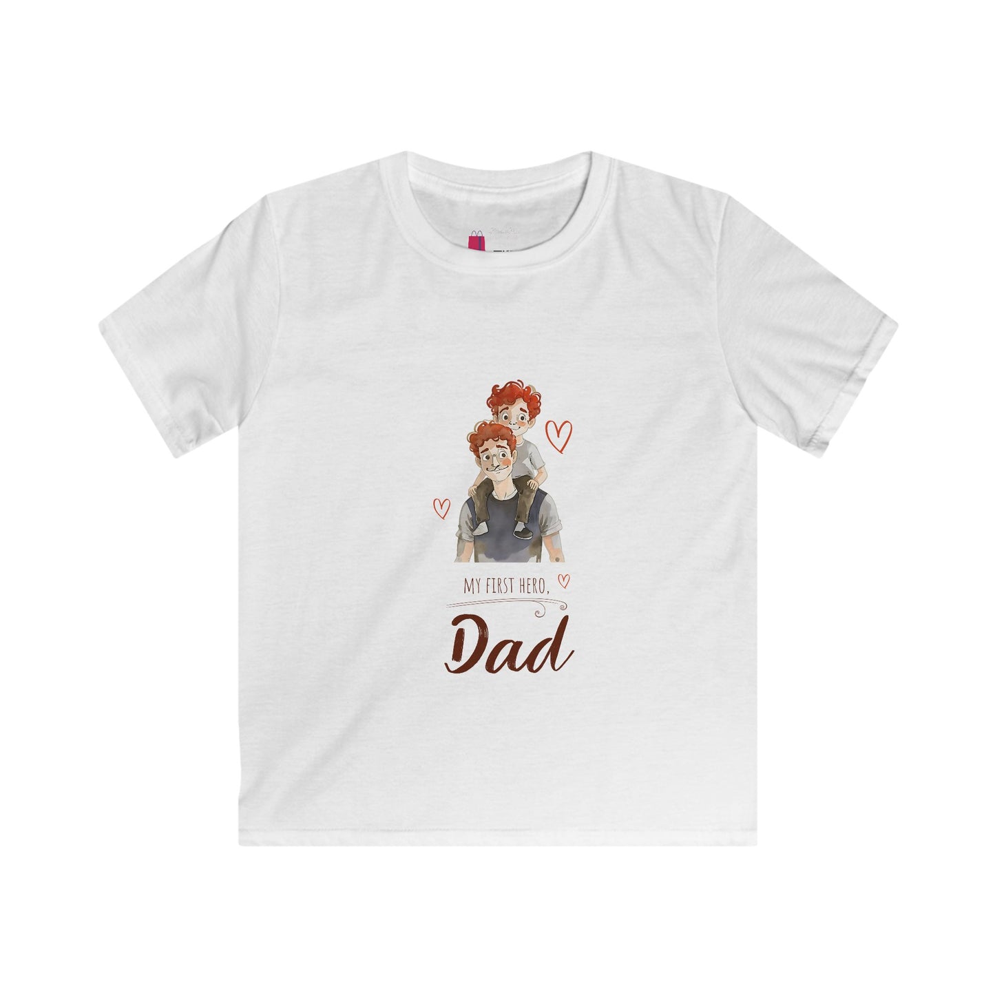 Kids "My First Hero is Dad" T-Shirt - Cute Father’s Day Kids Tee