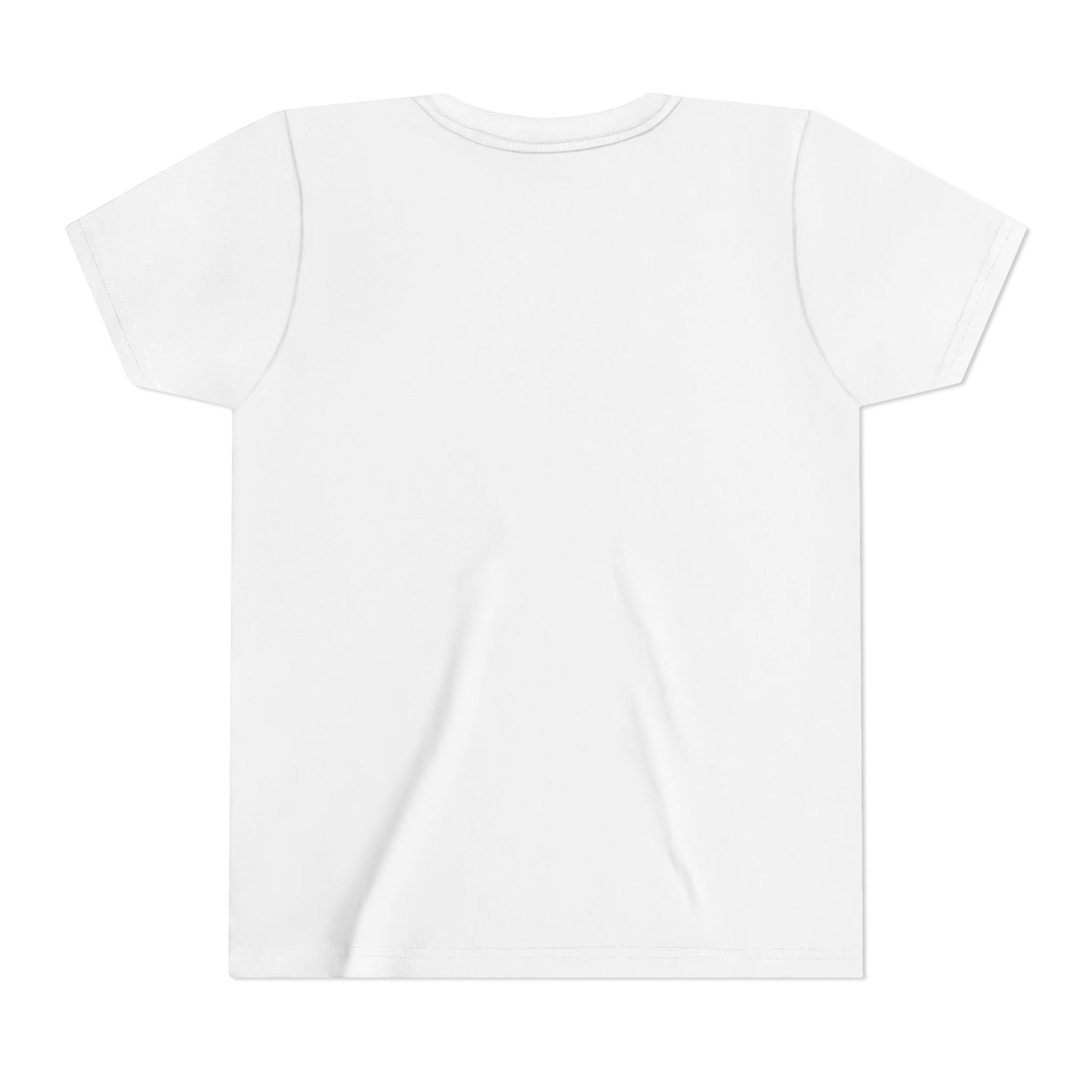 Youth Rainbow Tee — Cute Smiling Clouds & Rainbow Kids Shirt
