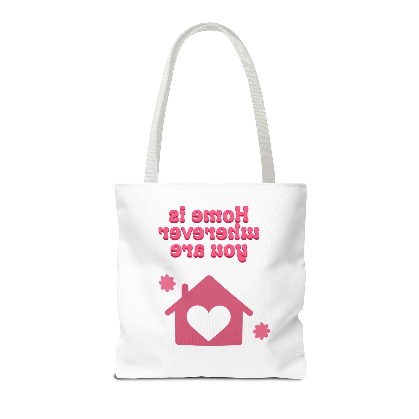 Valentine Love Tote Bag — Romantic Heart Print