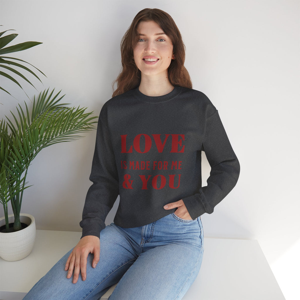 Valentine's Day Love Crewneck Sweatshirt