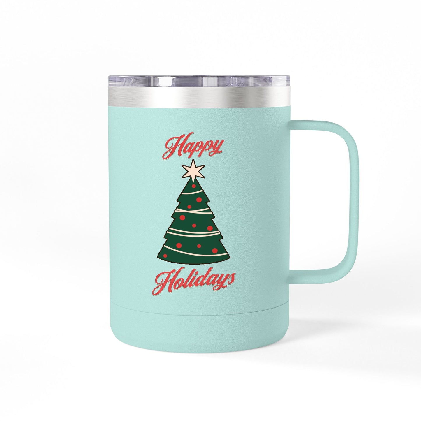 Christmas Coffee Mug Tumbler, 15oz