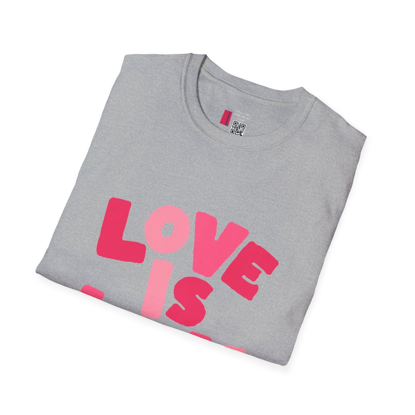 T-Shirt — "Love Is Love" Retro Pink Pride Tee