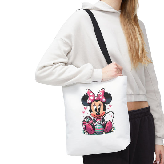 Minnie Mouse Easter Tote Bag — Cute Pink Bunny-Ears Character Tote