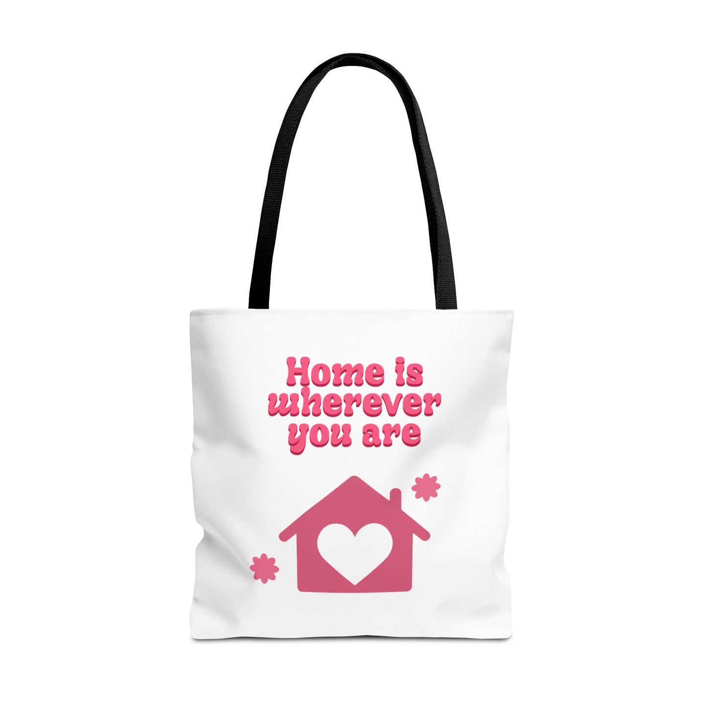 Valentine Love Tote Bag — Romantic Heart Print