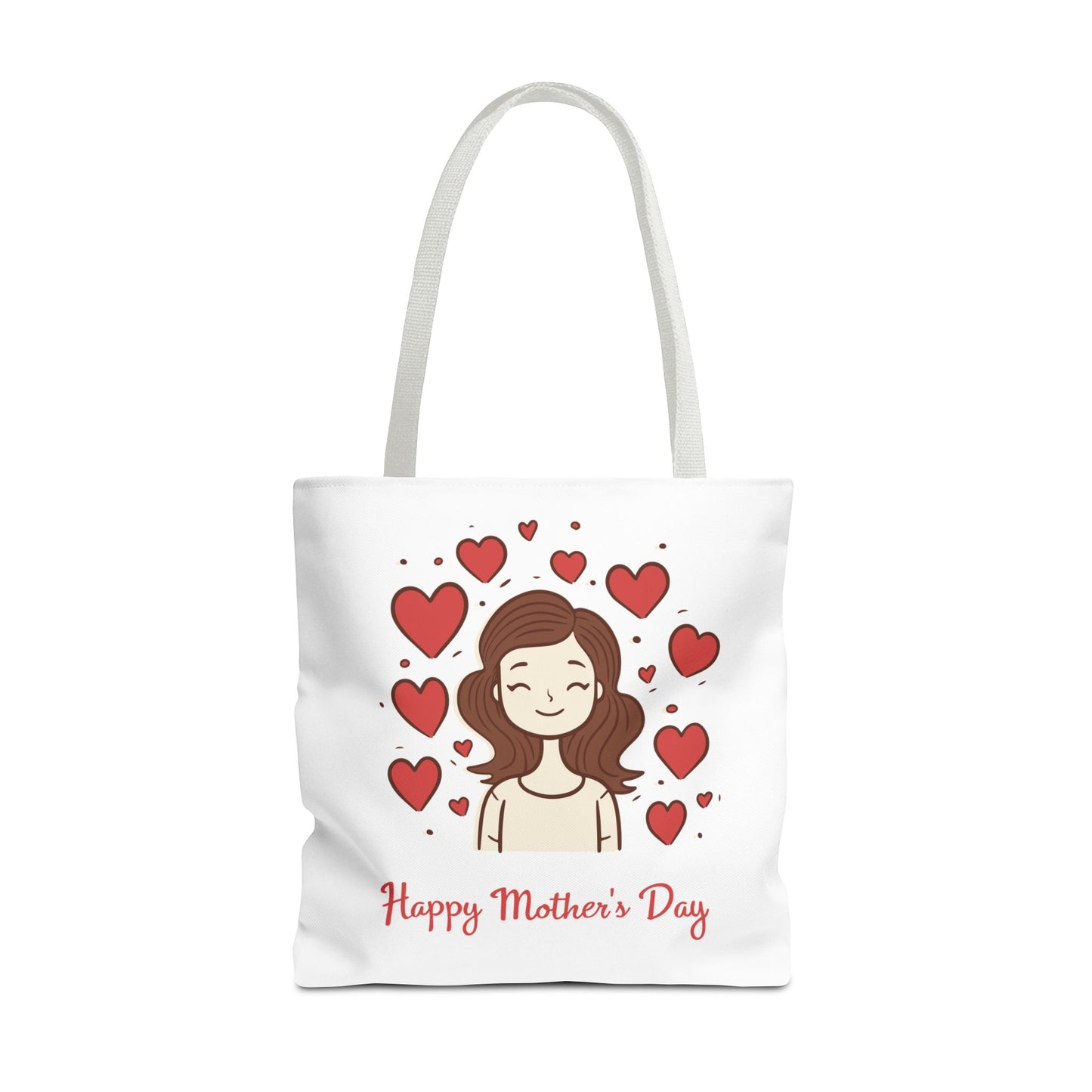 Mother's Day Hearts Tote Bag — Happy Mother's Day Gift Tote