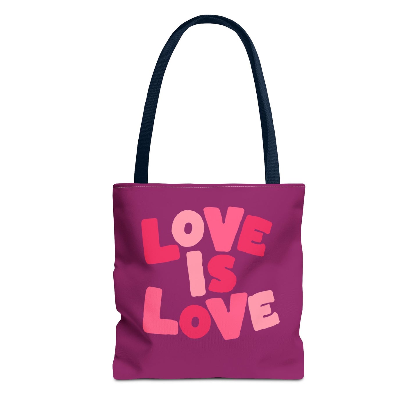 Love Is Love Tote Bag — Bright Pride Statement Tote for Everyday Use