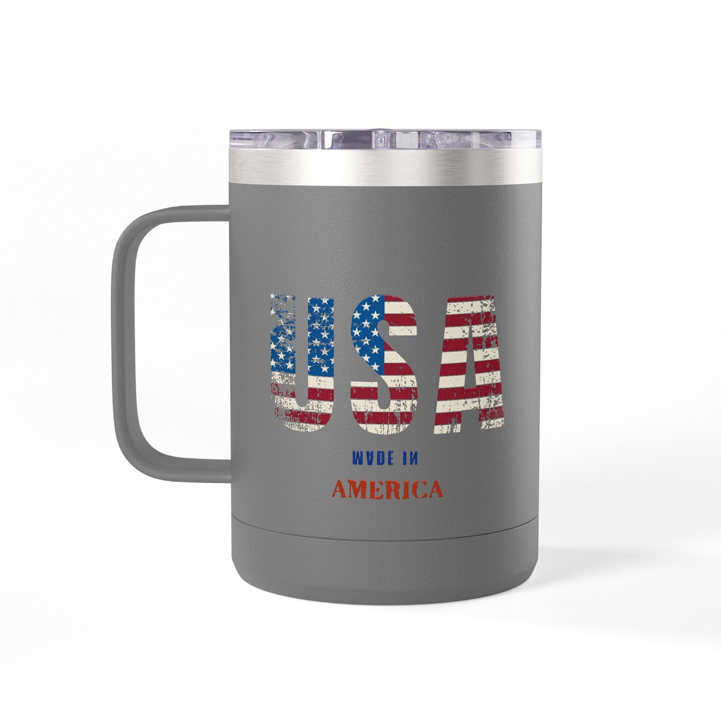 Coffee Mug Tumbler - 4th of July Celebration 15oz