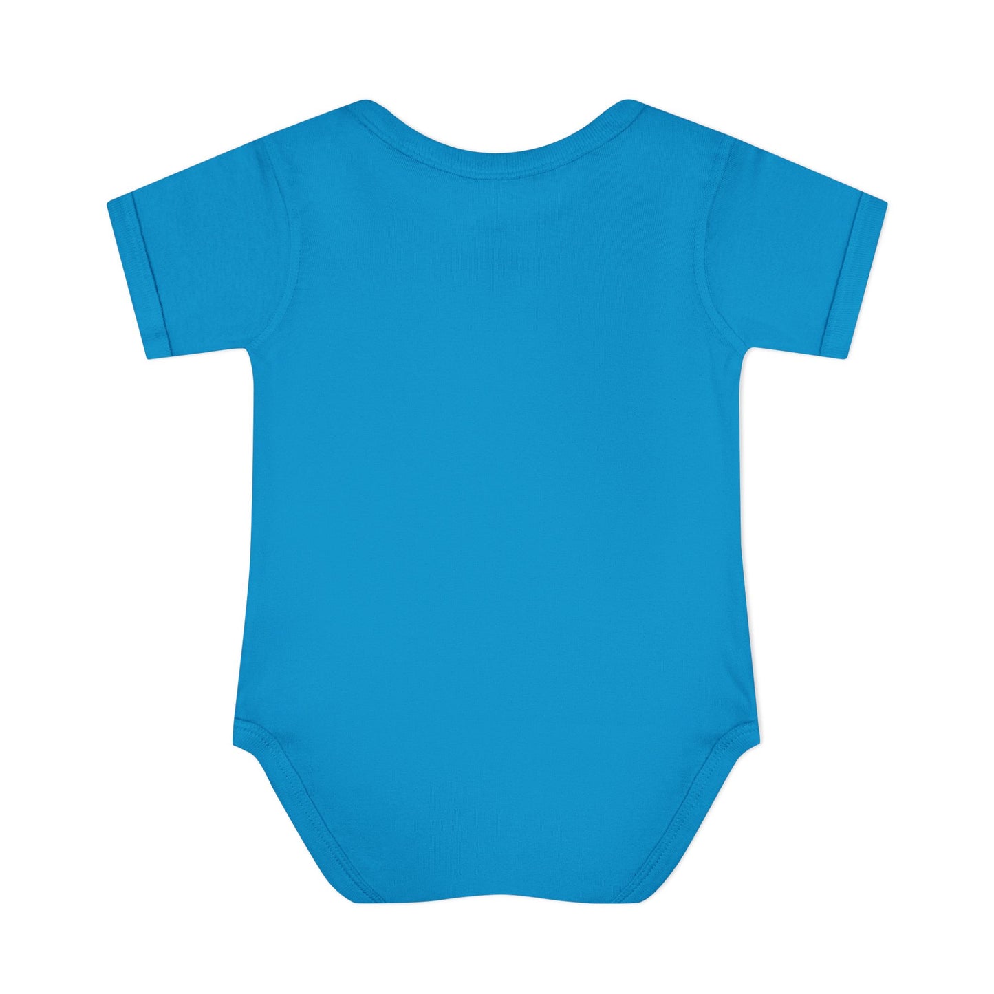 Baby Bodysuit — Cute Rainbow with Smiling Clouds Infant Onesie