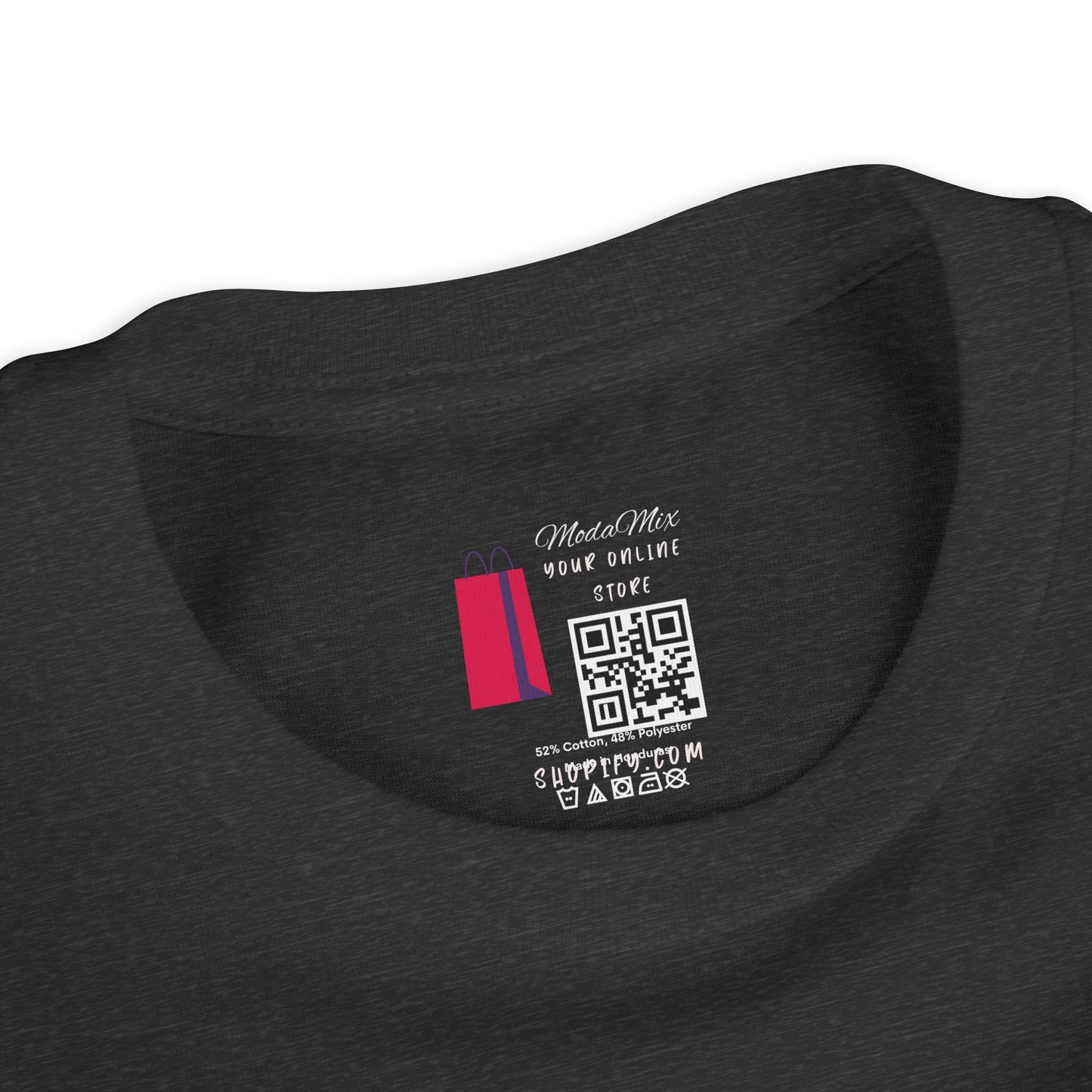American Girl Youth Tee — Pink Script Stars Patriotic Kids Shirt