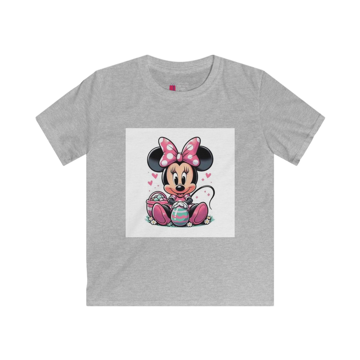 Kids Minnie Mouse Tee — Cute Baby Minnie with Bow Graphic