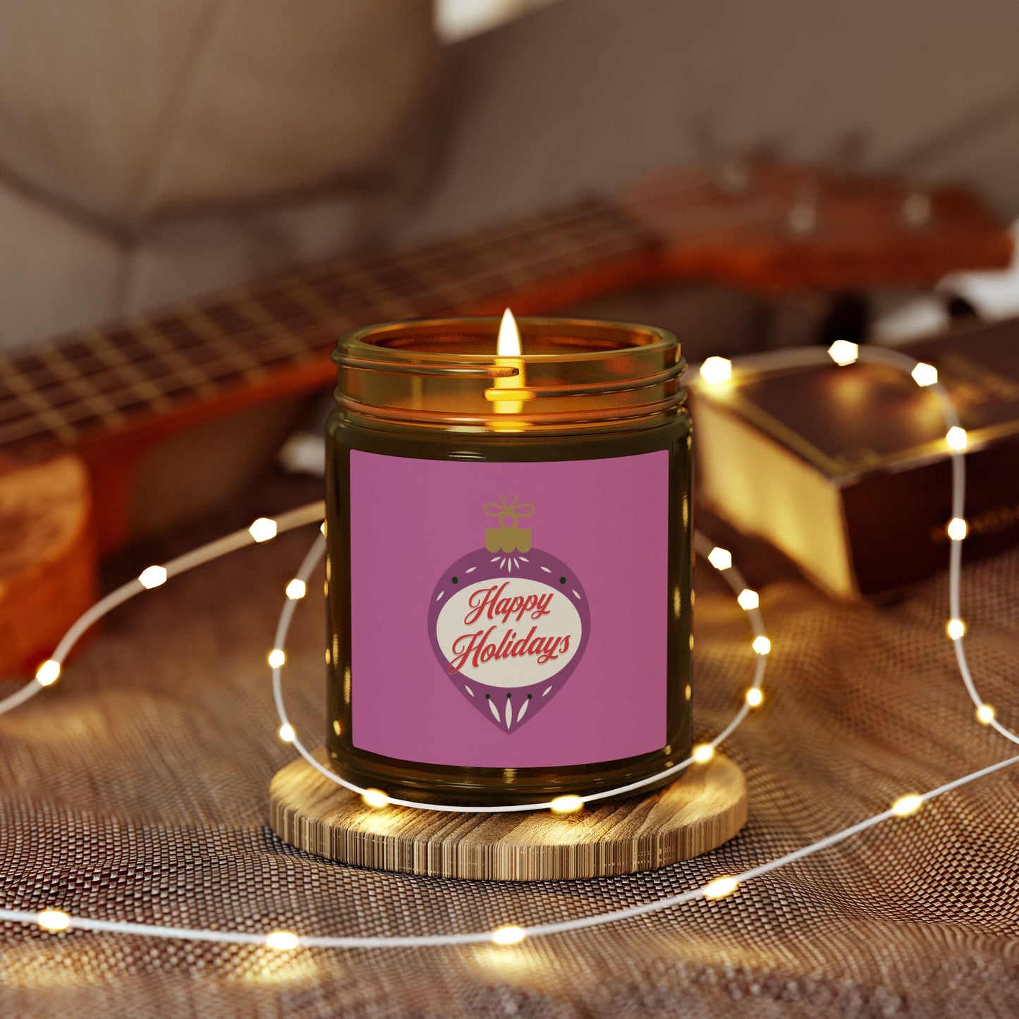 Christmas Scented Candle — Coconut Apricot (4oz & 9oz)