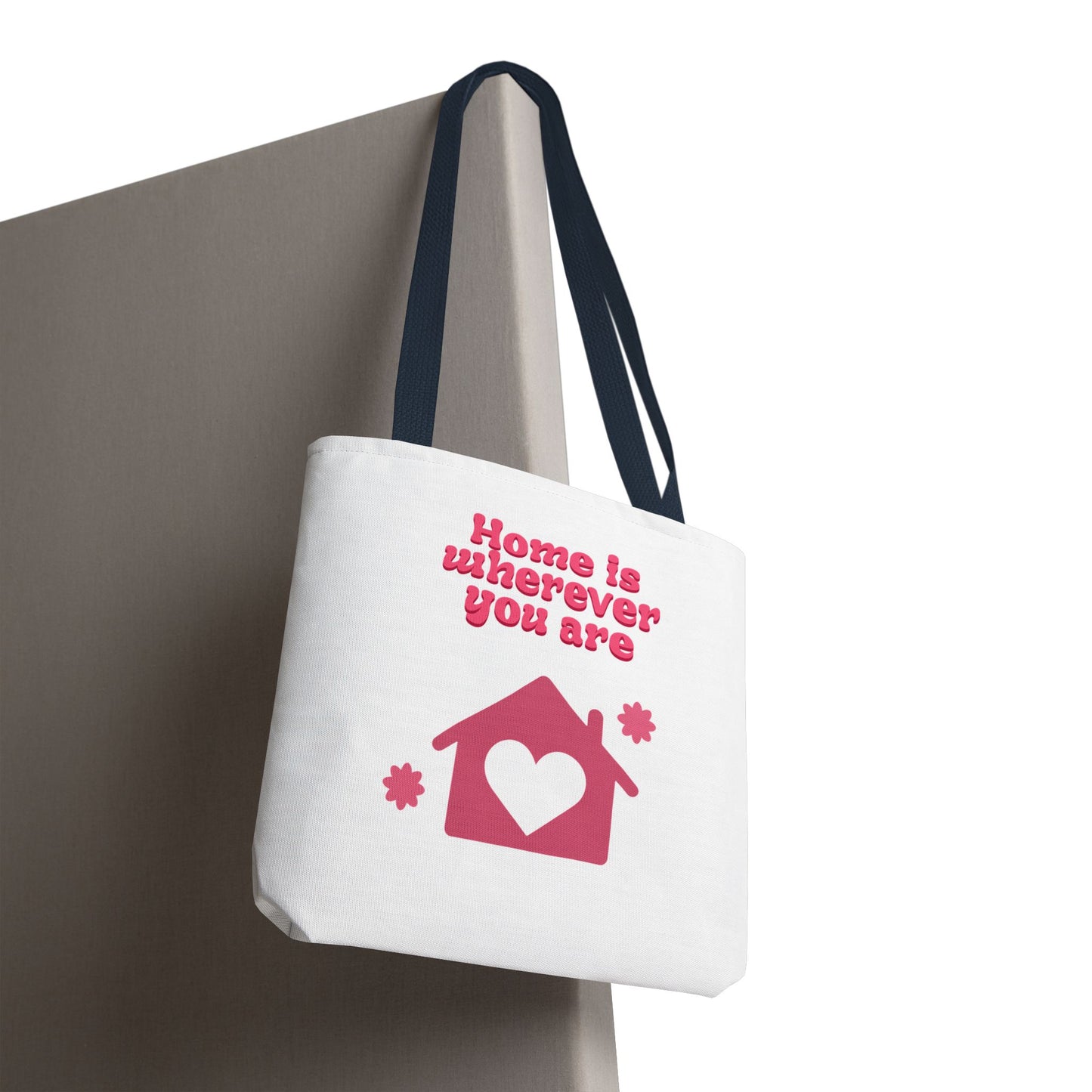 Valentine Love Tote Bag — Romantic Heart Print