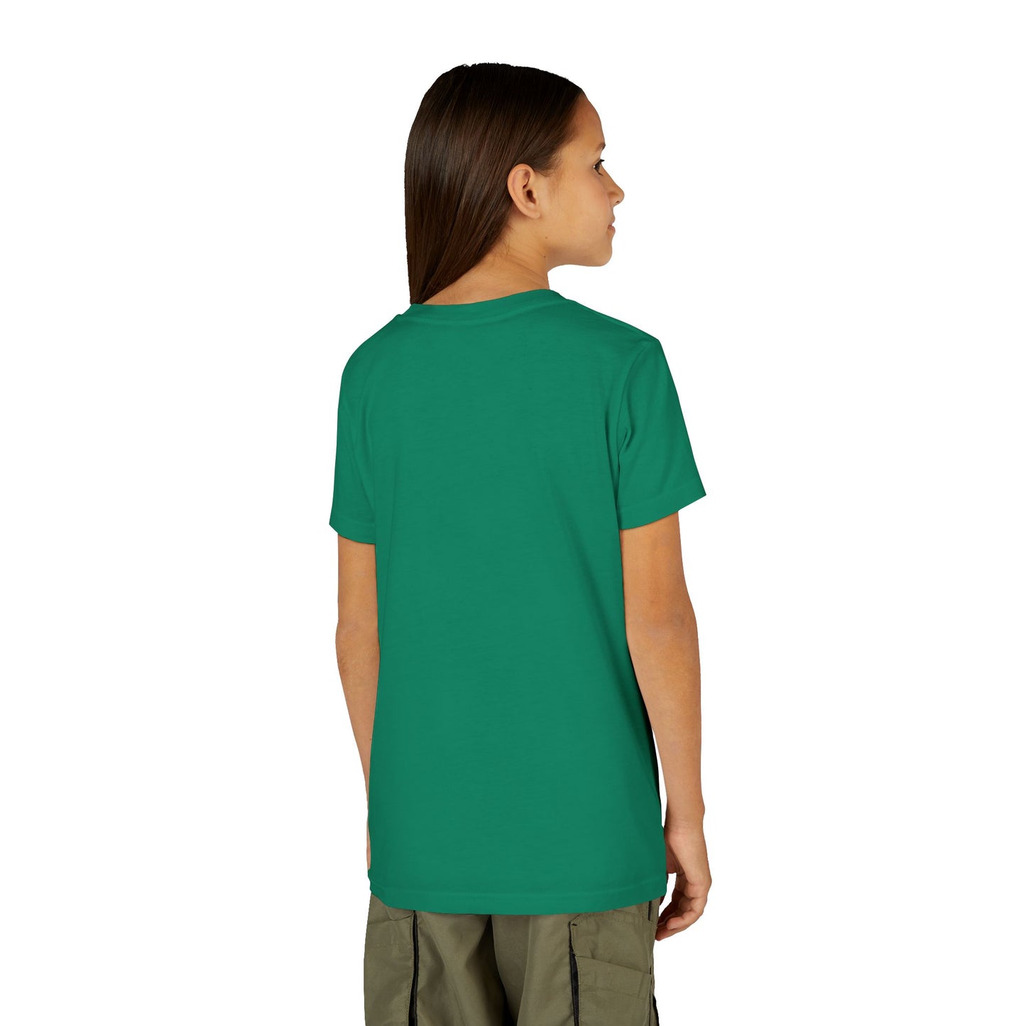 Youth Rainbow Tee — Cute Smiling Clouds & Rainbow Kids Shirt