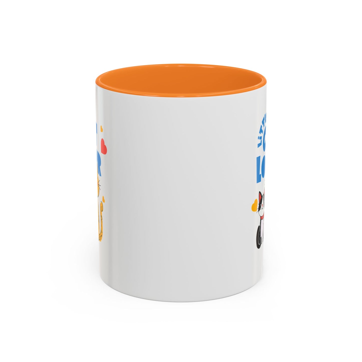 Cat Lover Mug — Colorful 11oz/15oz Ceramic Coffee Cup (Little Cat Lover Design)