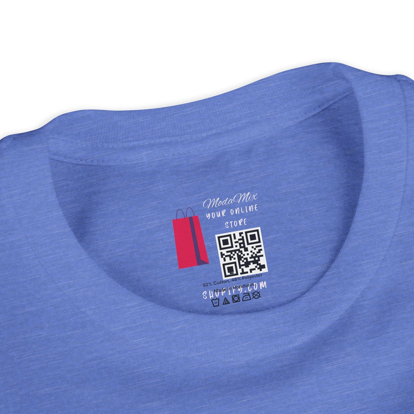 Youth Rainbow Tee — Cute Smiling Clouds & Rainbow Kids Shirt