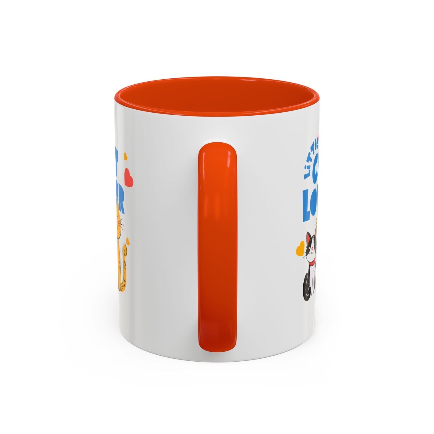 Cat Lover Mug — Colorful 11oz/15oz Ceramic Coffee Cup (Little Cat Lover Design)