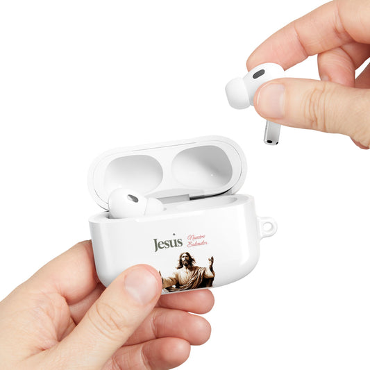 Faith Hope Love AirPod Case — Jesus Maria Christian Protective Cover