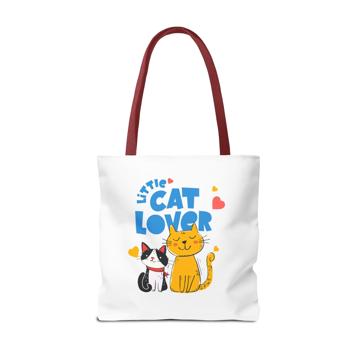Little Cat Lover Tote Bag – Cute Cat Illustration Reusable Shopping Bag