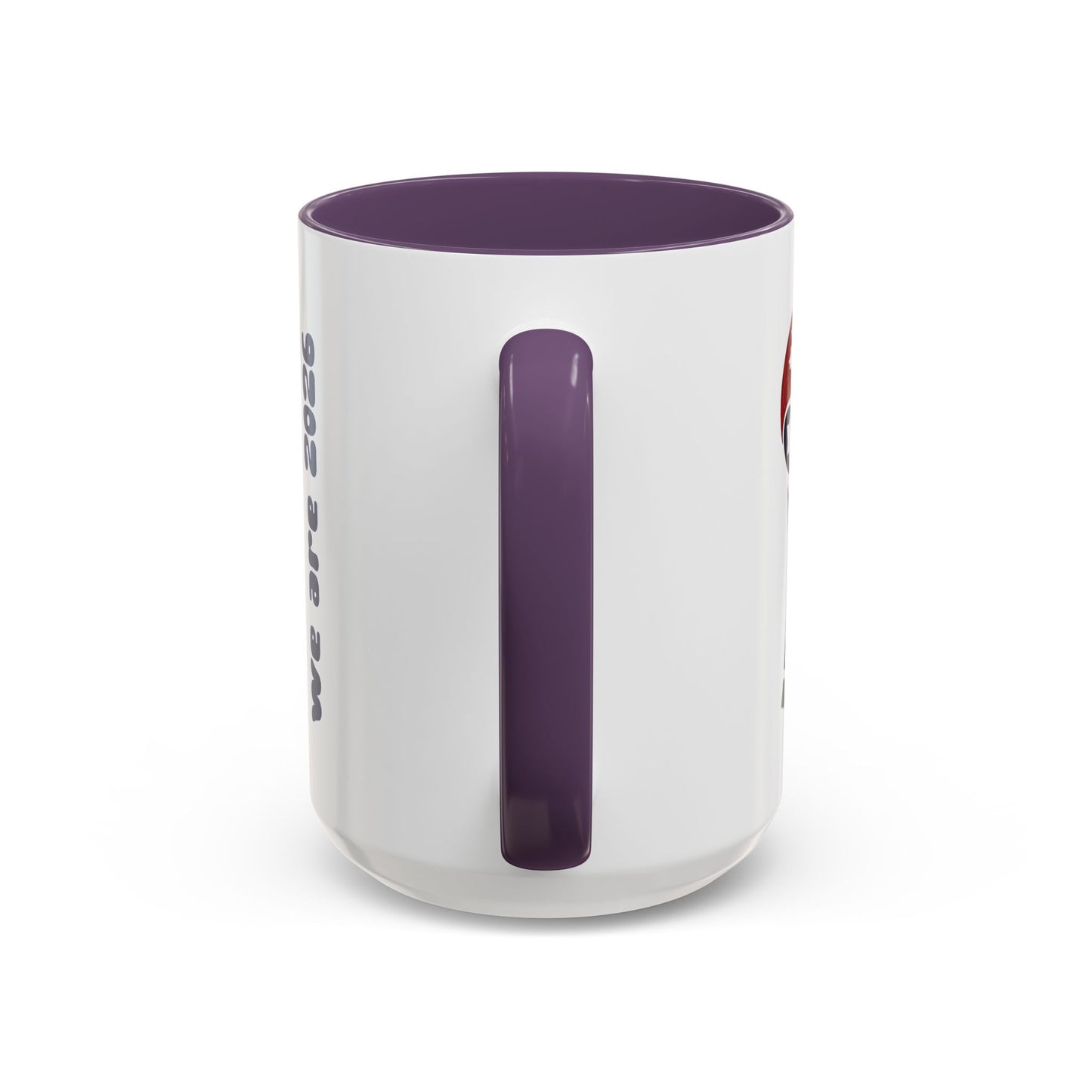 World Cup 2026 Accent Coffee Mug — 'We Are 2026' Soccer Fan Gift