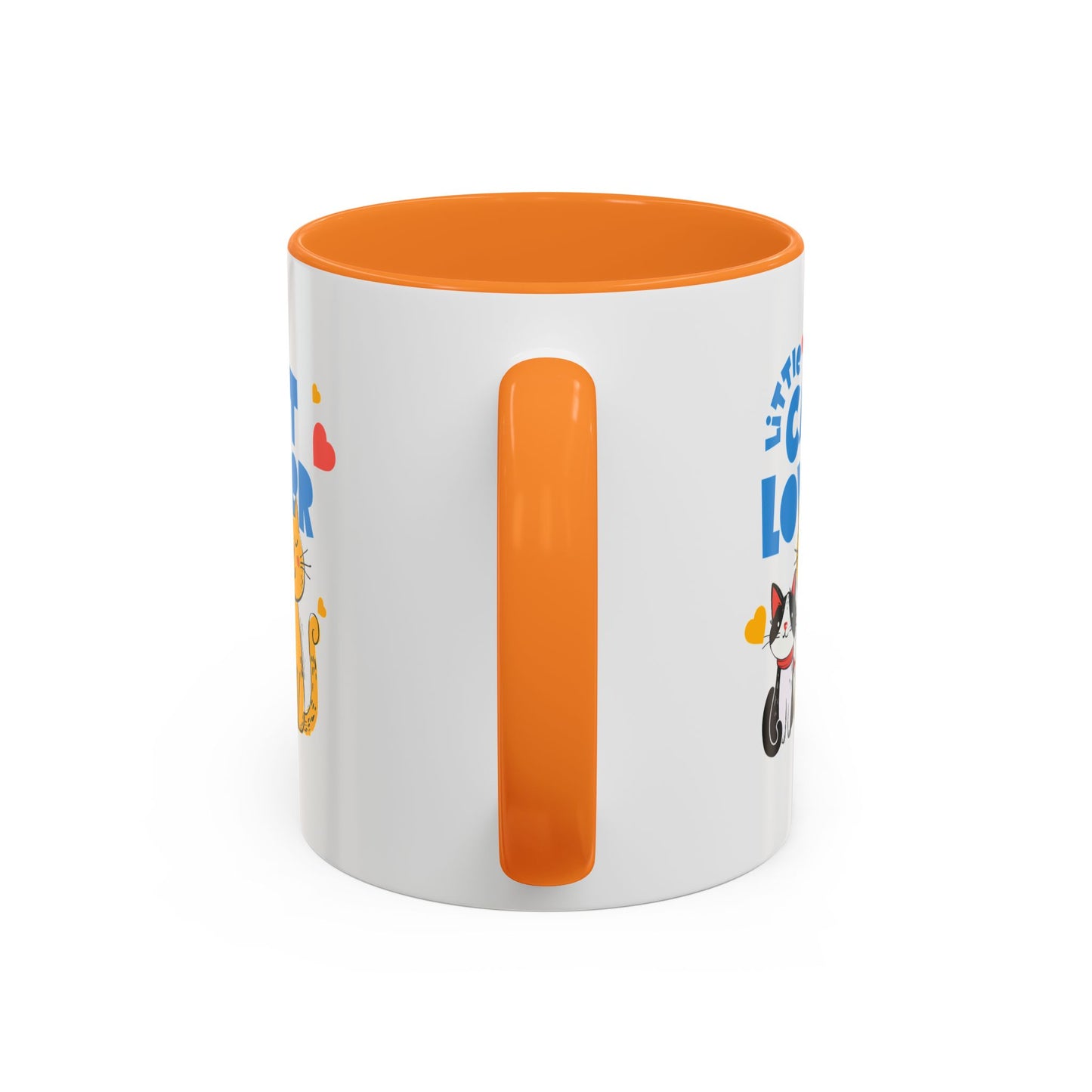 Cat Lover Mug — Colorful 11oz/15oz Ceramic Coffee Cup (Little Cat Lover Design)