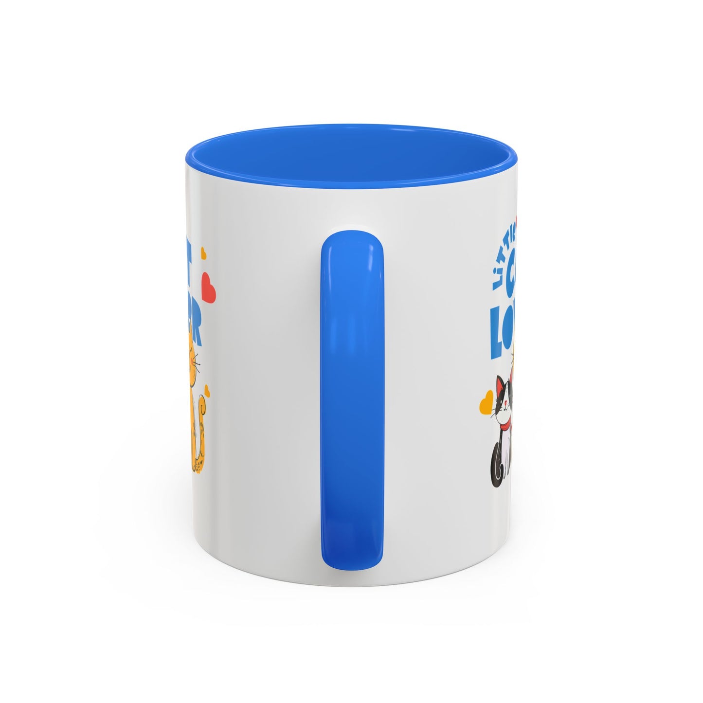Cat Lover Mug — Colorful 11oz/15oz Ceramic Coffee Cup (Little Cat Lover Design)