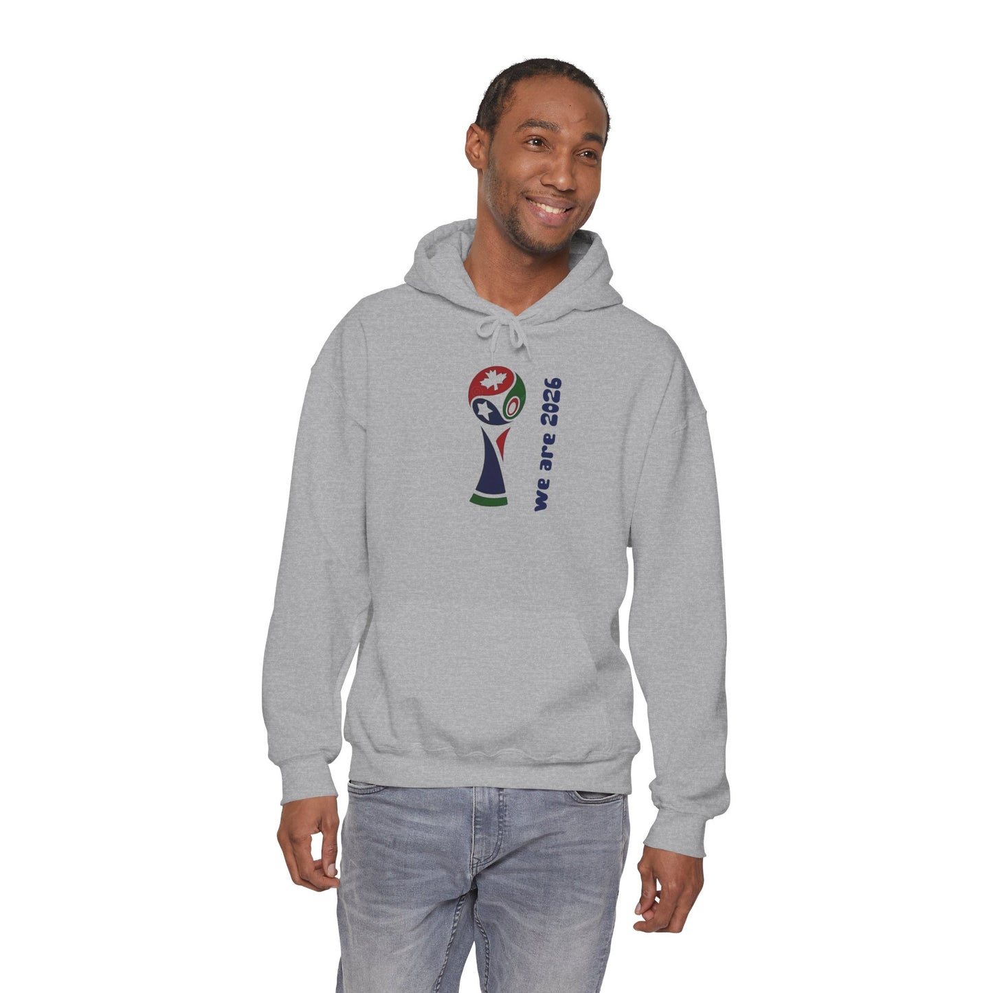 World Cup Trophy Hoodie – “we are 2026” Soccer Fan Sweatshirt