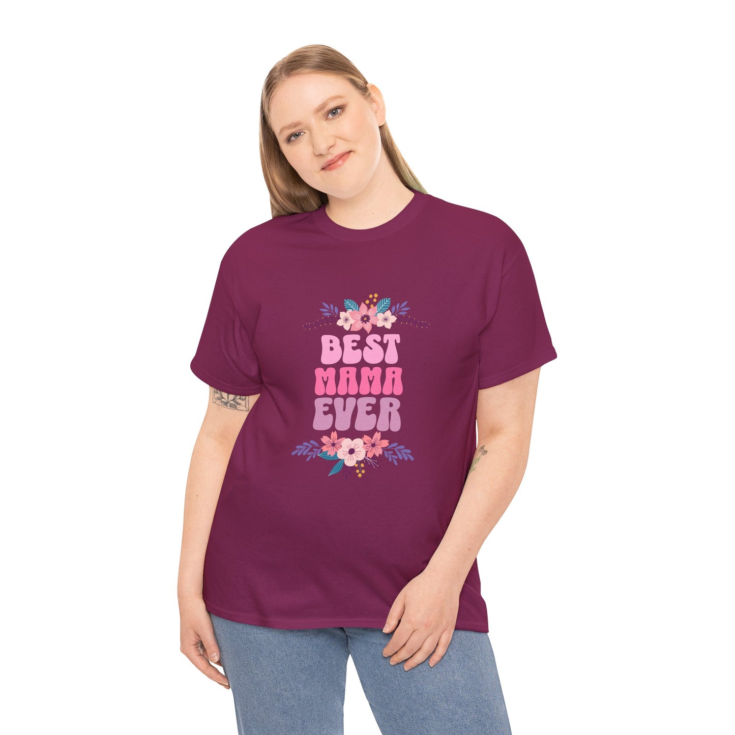 Best Mama Ever Heavy Cotton T-shirt