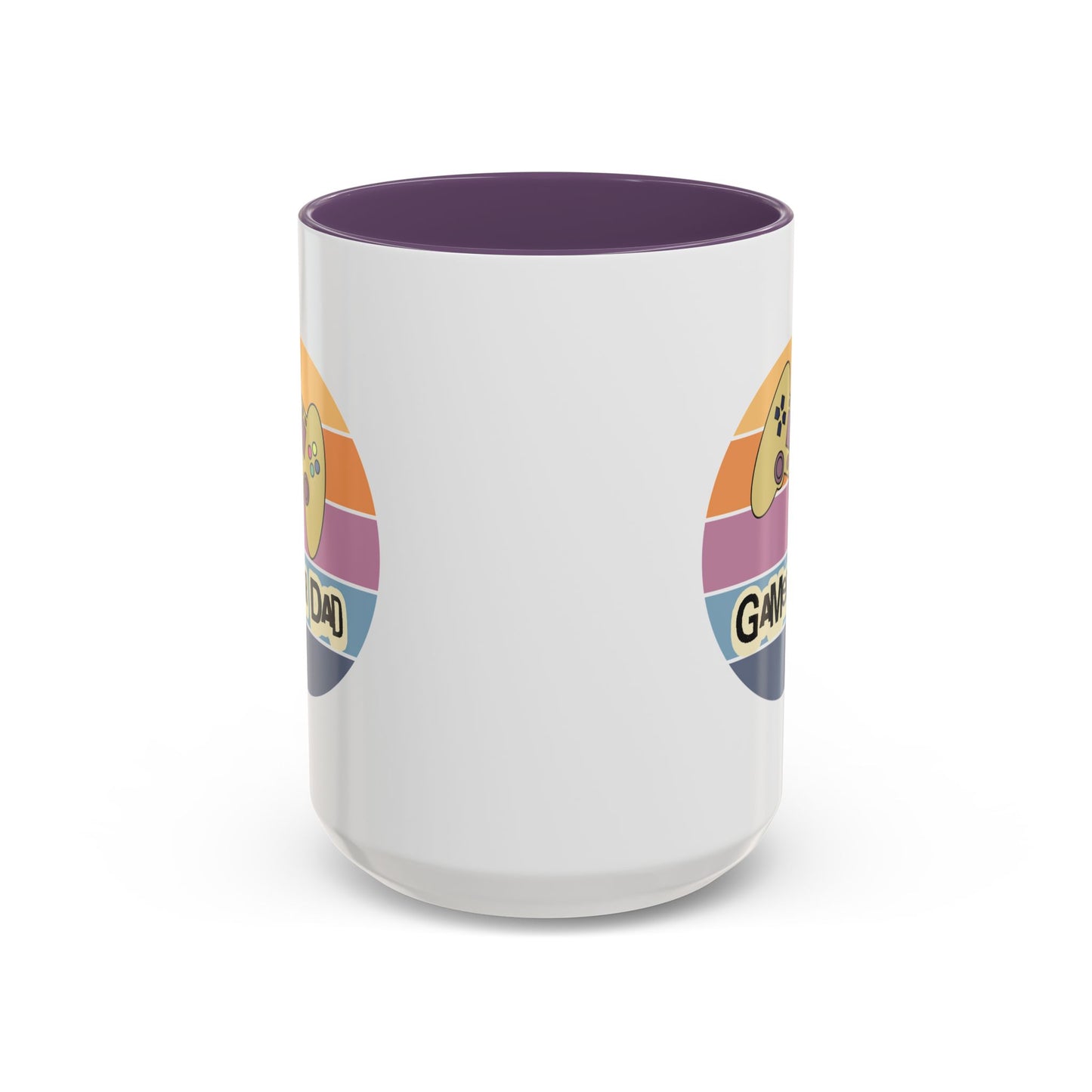 Gamer Dad Coffee Mug — Retro Controller Accent Mug (11/15 oz)