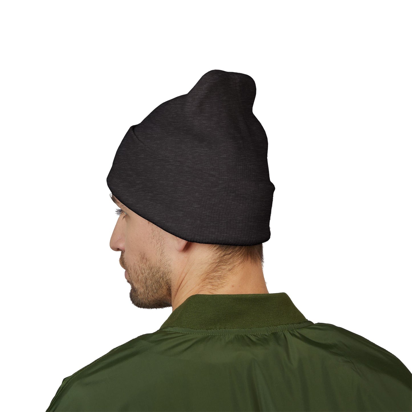 Embroidered 2026 World Cup Trophy Beanie — Soccer Fan Cuffed Knit Hat