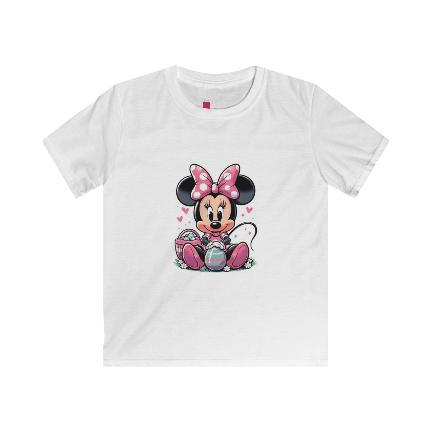 Kids Minnie Mouse Tee — Cute Baby Minnie with Bow Graphic