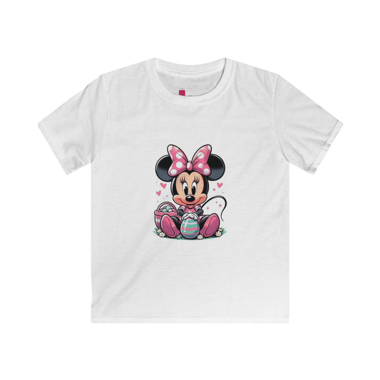 Kids Minnie Mouse Tee — Cute Baby Minnie with Bow Graphic
