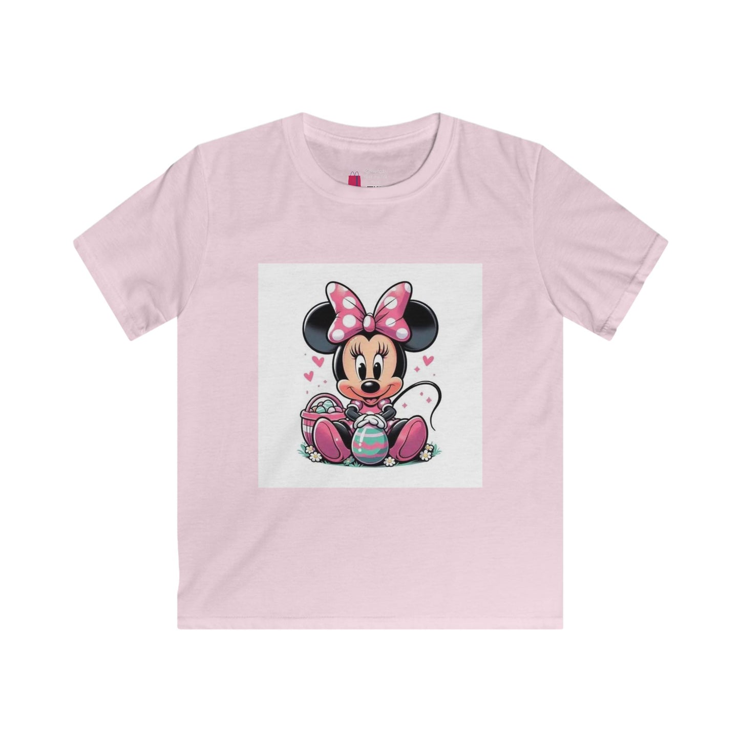 Kids Minnie Mouse Tee — Cute Baby Minnie with Bow Graphic