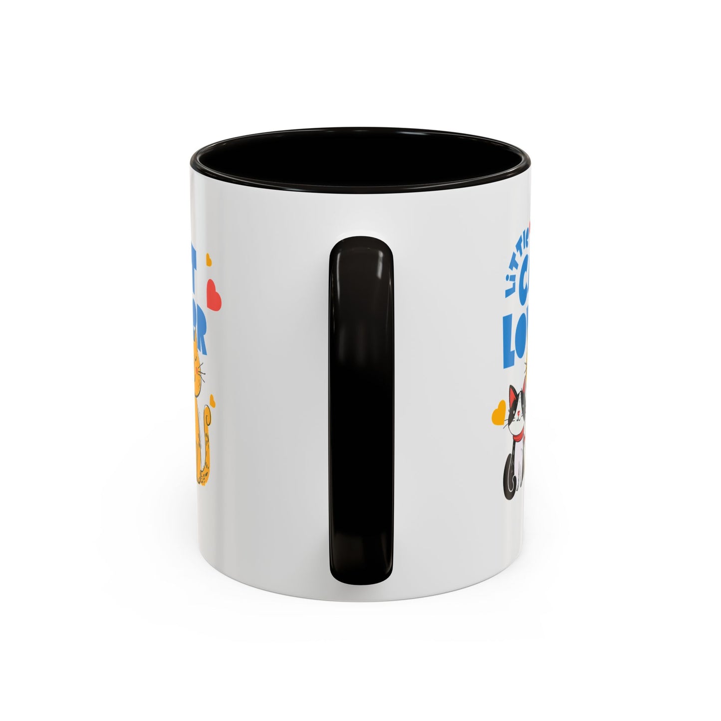 Cat Lover Mug — Colorful 11oz/15oz Ceramic Coffee Cup (Little Cat Lover Design)