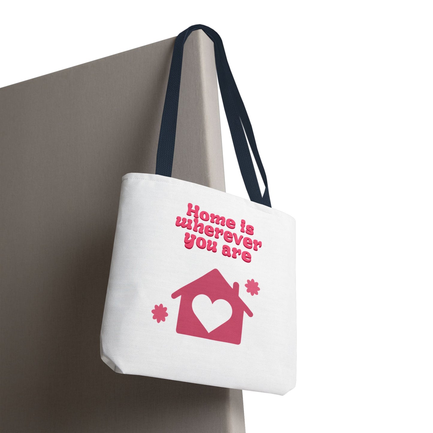 Valentine Love Tote Bag — Romantic Heart Print
