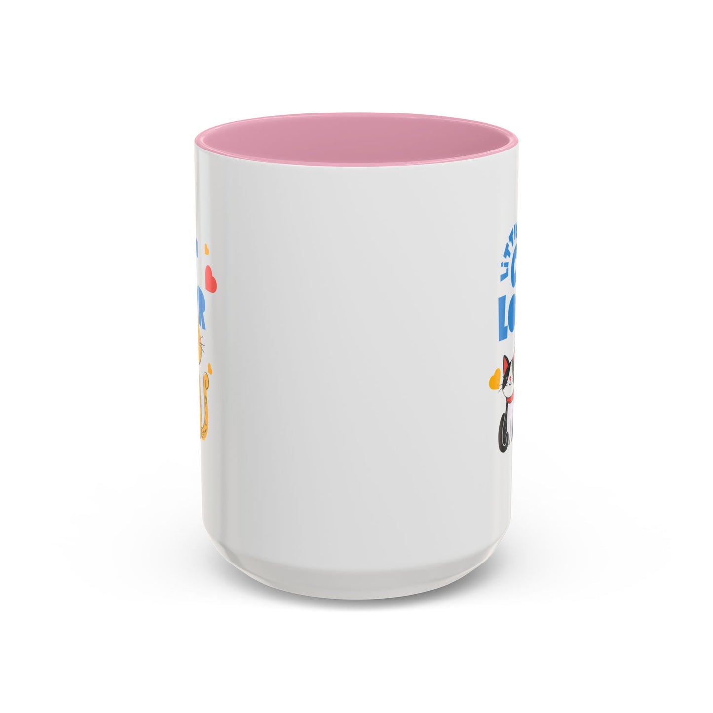 Cat Lover Mug — Colorful 11oz/15oz Ceramic Coffee Cup (Little Cat Lover Design)