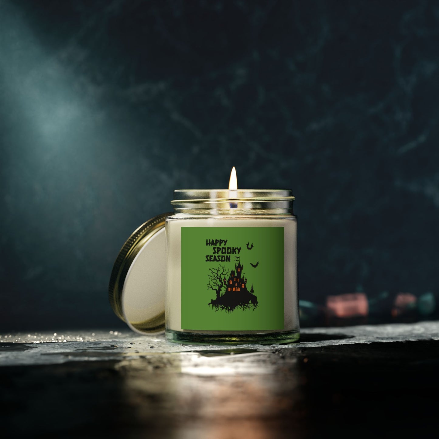 Scented Candles, Halloween Spooky Design