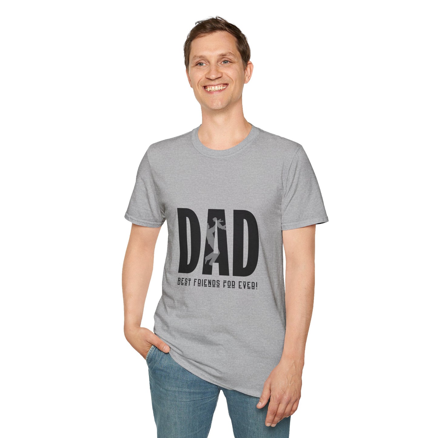Dad Best Friend Tee — 'Best Friends For Ever' Graphic T-Shirt