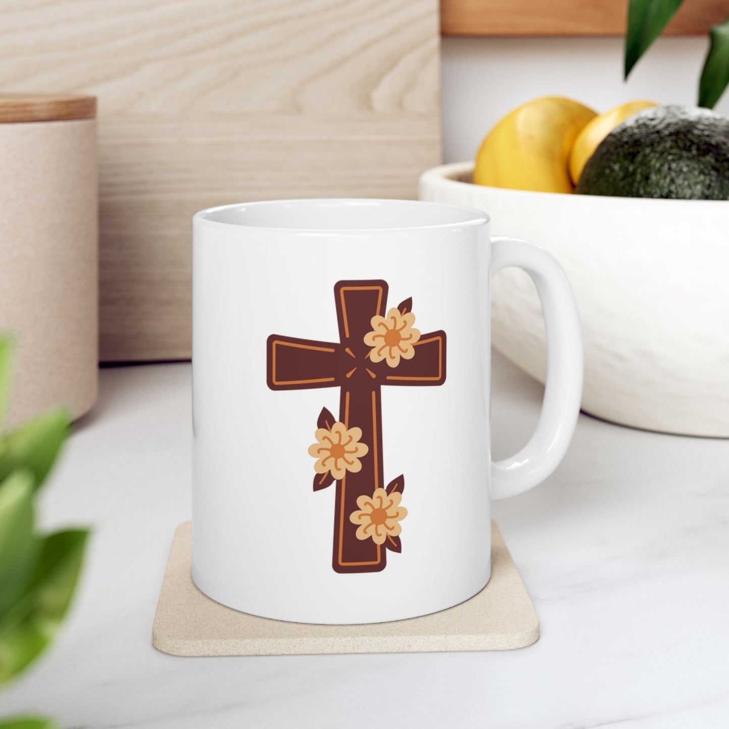 Coffee Lover Ceramic Mug - Cute Coffee Cup Design (11oz & 15oz)