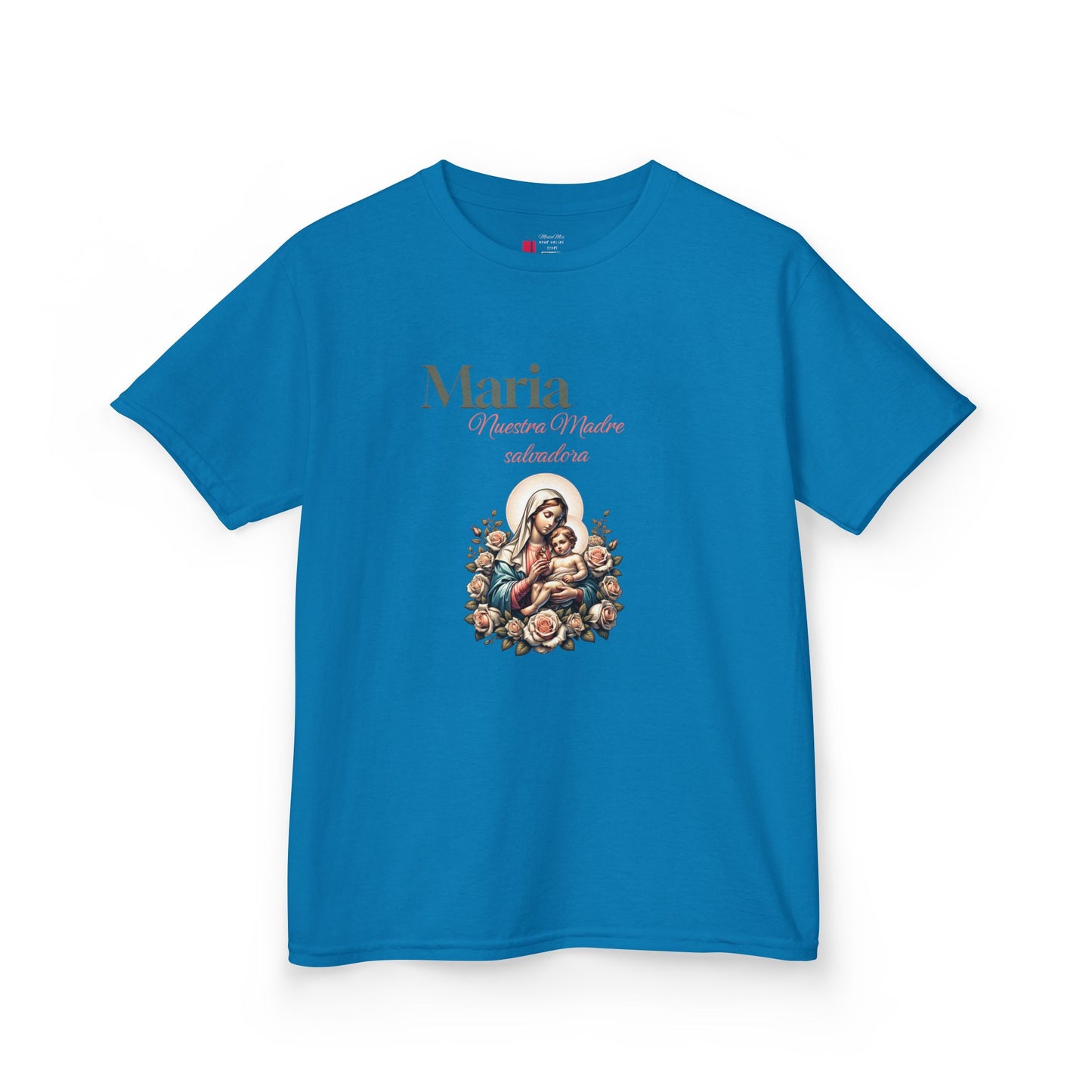 Kids Maria Virgen Faith T-Shirt — Religious Catholic Children's Tee